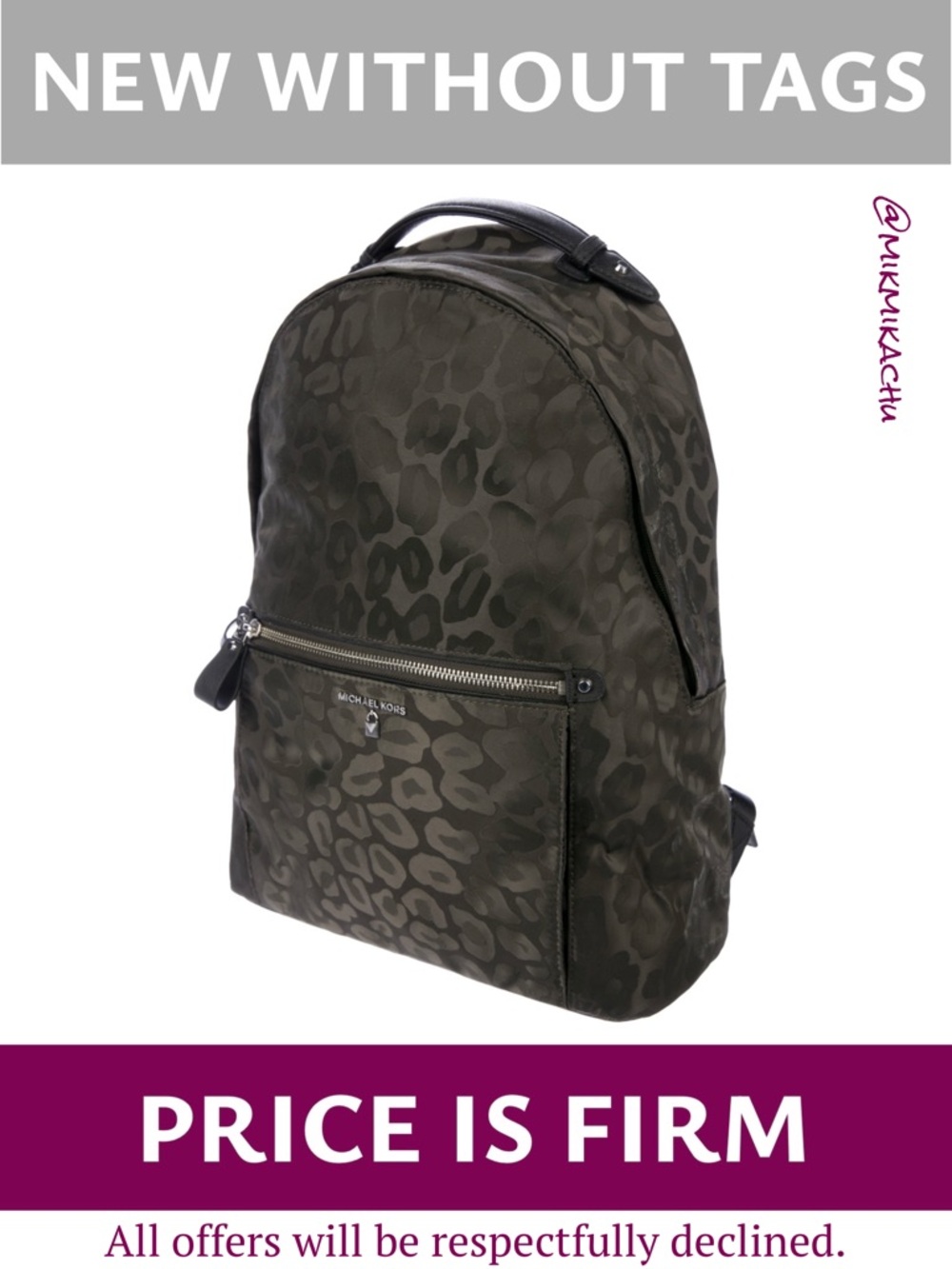 MICHAEL Michael Kors Kelsey Backpack - NWOT